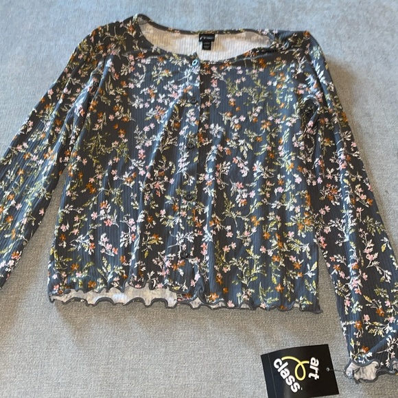 Art Class Girl’s Knit Cardigan - Picture 2 of 3